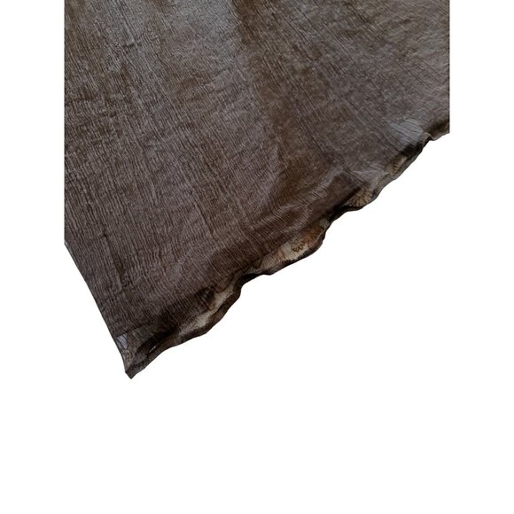 J. Crew Size 4 Brown 100% Silk Tube Top Fairy Y2K Style Flowy Dress - Picture 6 of 7